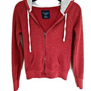 American Eagle Sherpa Hoodie Sweatshirt